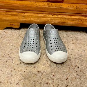 Girls Native Jefferson Disco Bling Shoes Size 13